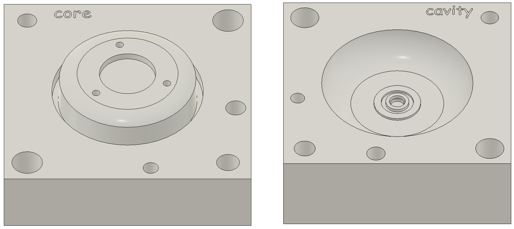 Injection mold CAD